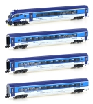 Hobbytrain H25230 - N - 4-tlg. Set Personenwagen Railjet, ČD, Ep. VI